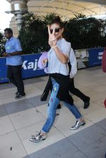 Jacqueline Fernandez snapped at airport on 12th Dec 2015